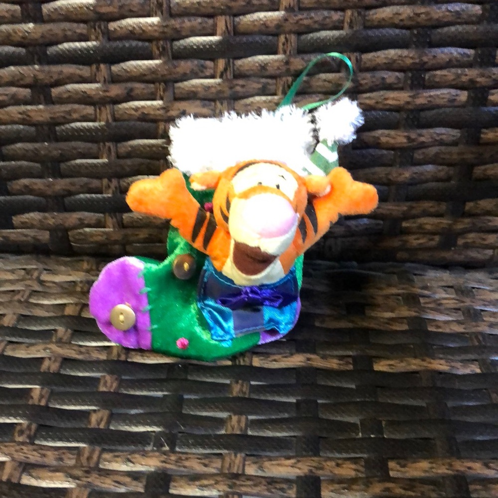 Disney Store Winnie The Pooh Tigger Plush Christmas Stocking